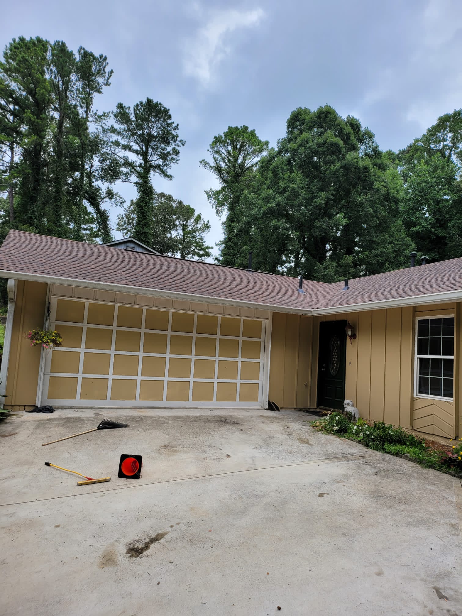 Completed exterior renovation