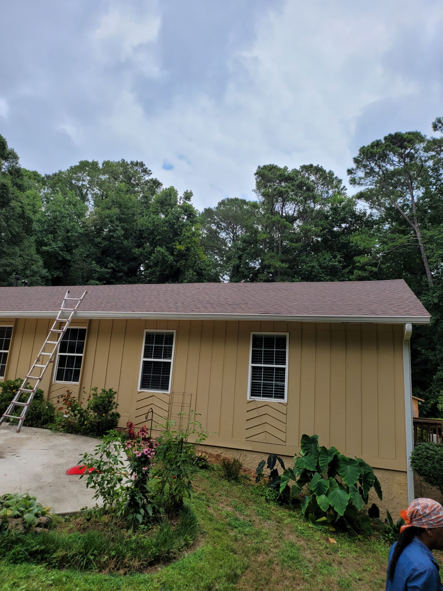 Residential driveway and roof project
