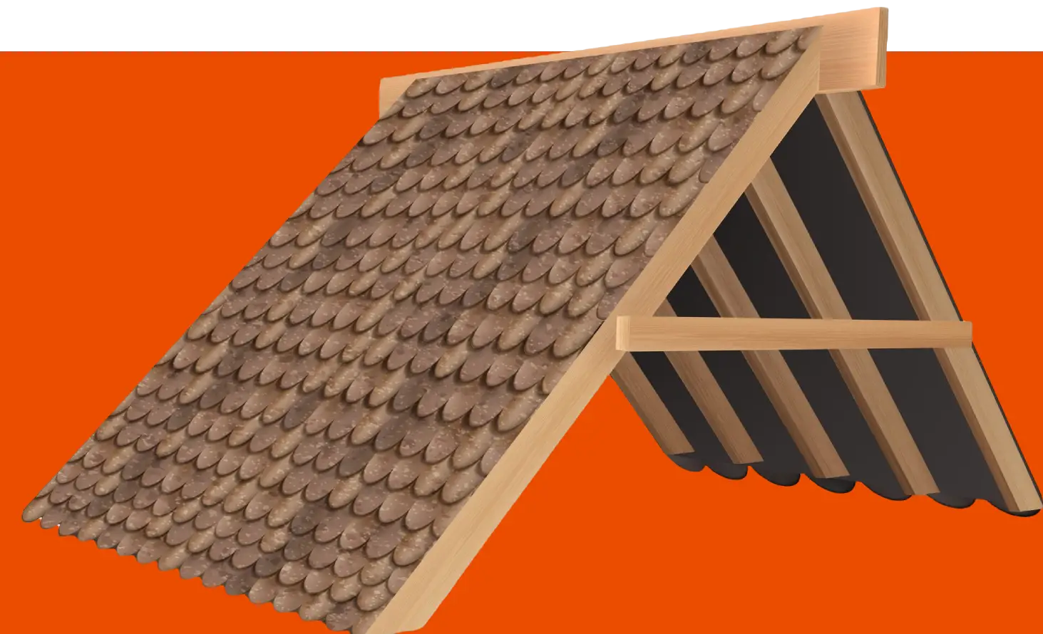 Residential roofing structure