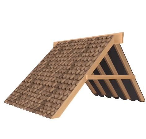 Roof construction model
